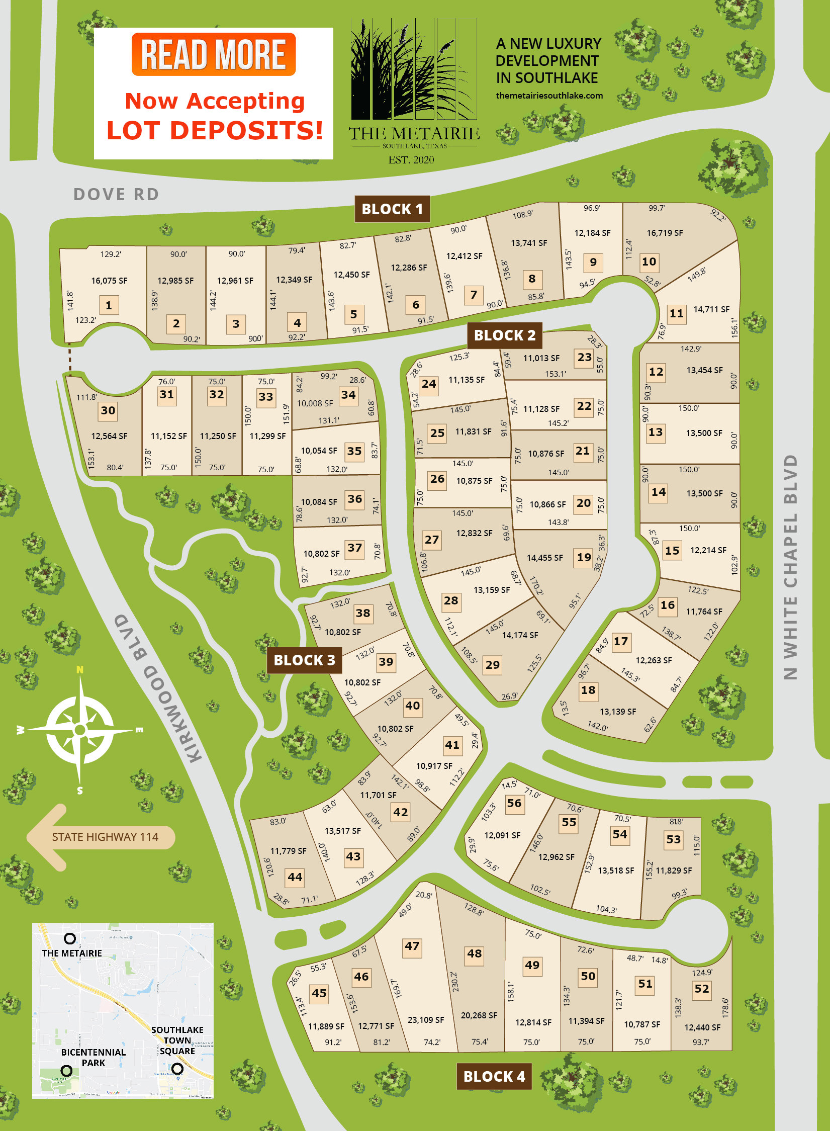 The Metairie Homesites