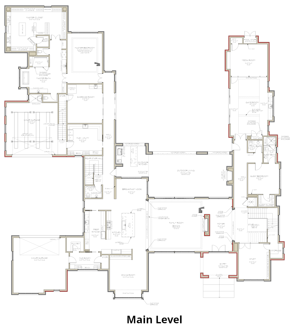 Main Level Floorplan