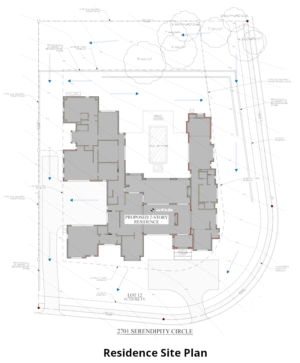 Residence Site Plan